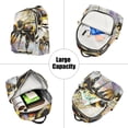 thumbnail image 5 of ALAZA Bee on Marble Flower Womens Travel Laptop Backpack Large Daypack Ladies Shoulder Bags M, 5 of 7