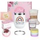 thumbnail image 1 of Juego creativo de regalo de cumpleaños para mejores amigas para mujer, juego de baño de spa con taza y huevera arcoíris, 1 of 5