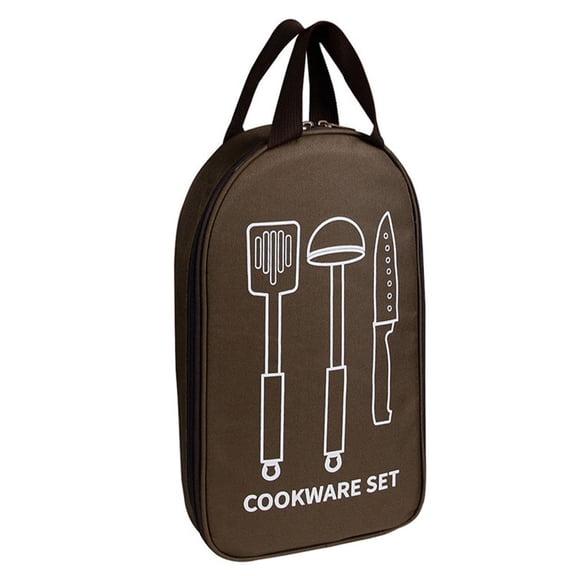 ONAPARTER Knife Storage Bag Camping Cookware Trip Picnic Container Practical Outdoor Travel （Coffee）