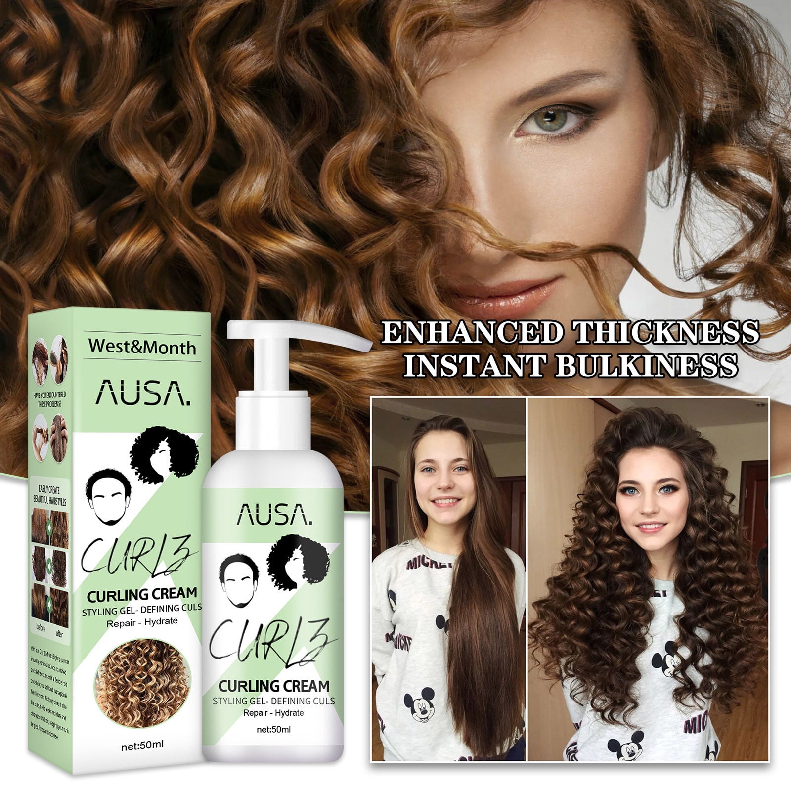 Home decor home & kitchen 50ML Curly Hair Conditioner Elastin - Elastin Moisturizing And Long-lasting Styling Care Fragarn Home decor home & kitchen 50ML Curly Hair Conditioner Elastin - Elastin Moisturizing And Long-lasting Styling Care Fragarn