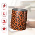 thumbnail image 5 of Leopard 12oz Stainless Steel Coffee Mug – Double-Wall Insulated Cup with Spill-Resistant Lid, 360° Full-Print Design, Keeps Drinks Hot & Cold for Home, Office, Travel,Thanksgiving,Christmas, 5 of 5