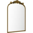 thumbnail image 7 of Swafrrt 20" x 32" Antique Gold Baroque Arch Wall Mirror, Vintage Bathroom Mirror with Aluminum Frame, 7 of 7