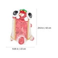thumbnail image 2 of OULII Costume de Lion Dansant pour Chien en Polyester Rouge Melon D\'eau pour Fête Festive, 2 of 8