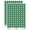 Dark Green, variant on Chinese Character Symbol Goat 200+ Round Stickers - Brown - Matte Finish - 0.50" Size