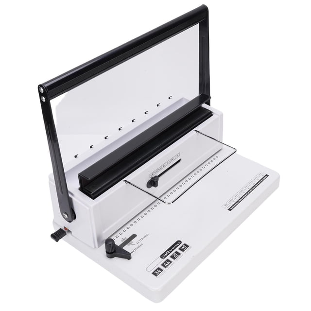 Coil Spiral Binding Machine 20 Sheet Punching 34 Square Holes 140 Sheet Binding Capacity Coil Binding Machine