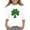 Dark Green, variant on Girls St. Patrick's Day 3/4 Sleeve Shirts Holiday Casual Cute Funny Irish Shamrock Clover Print T Shirts Festival Comfy Soft Tops (Blue, 4-5 Years)