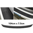 thumbnail image 4 of Car Rear Bumper Sill Body Guard Protector Plate Trim Cover Strip CARBON FIBER, 4 of 8
