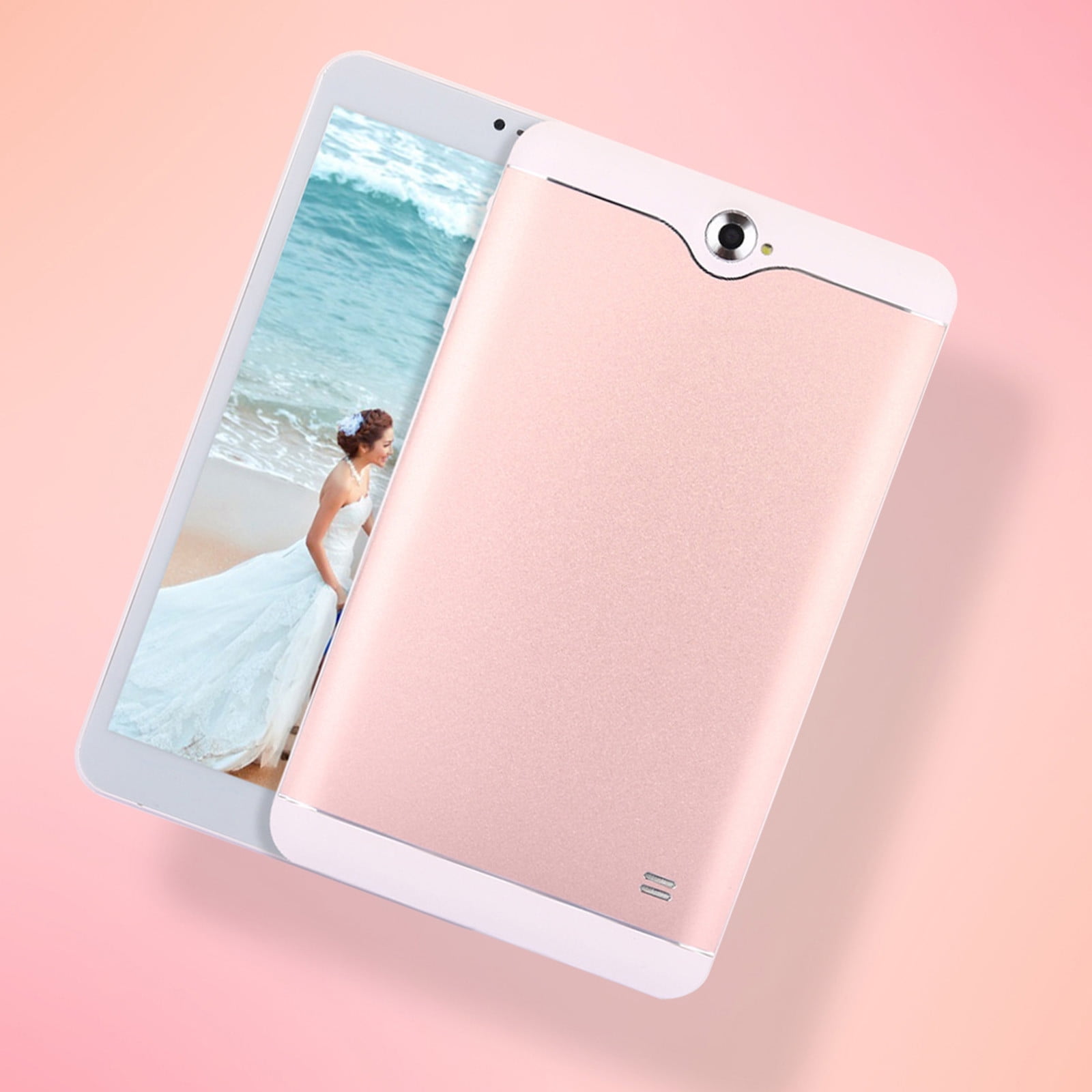 Android Tablets on Sale, Hwkond HD 7 Inch Android Tablet IPS High Definition Screen WiFi Bluetooth Voice Call Game Video Learning Tablet SIM Card Communication Function,Pink