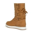 thumbnail image 3 of Women's Cozy Lace Up Round Toe Bootie 19857, 3 of 6