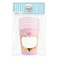 thumbnail image 1 of Vasos Prichos París Rosa de Cartón 8 Piezas por Empaque, 1 of 4