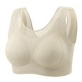 thumbnail image 2 of Gkeoshab Women's Bras Women's Full Coverage Sports Bra, High Support Yoga & Workout Bra for Daily Wear White XXXL, 2 of 5