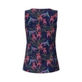 thumbnail image 5 of Lsque Flowers And Humming Bird Printed Workout Tank Tops for Women, Athletic Sports Tank Tops, Compression Sleeveless Dry Fit Shirts,Sleeveless Yoga Shirt-Medium, 5 of 9