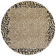 thumbnail image 2 of Addison Rugs Chantille Indoor/Outdoor Transitional Animal Skin Gold Washable Round Rug, 8' x 8', 2 of 6
