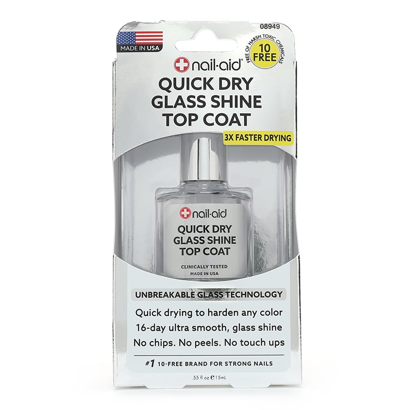 QUICK DRY GLASS SHINE TOP COAT