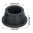 thumbnail image 3 of 2Pcs Pool Ladder Bumpers，Swimming Ladder Bumpers for Inground Pool,Replacement Rubber Bumper Safety Guard Swimming Pool Accessory Supplies, 3 of 9