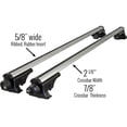 thumbnail image 3 of Apex Universal Aluminum Roof Cross Bars, Side Rail Mounted with Adjustable Knobs, 3 of 8