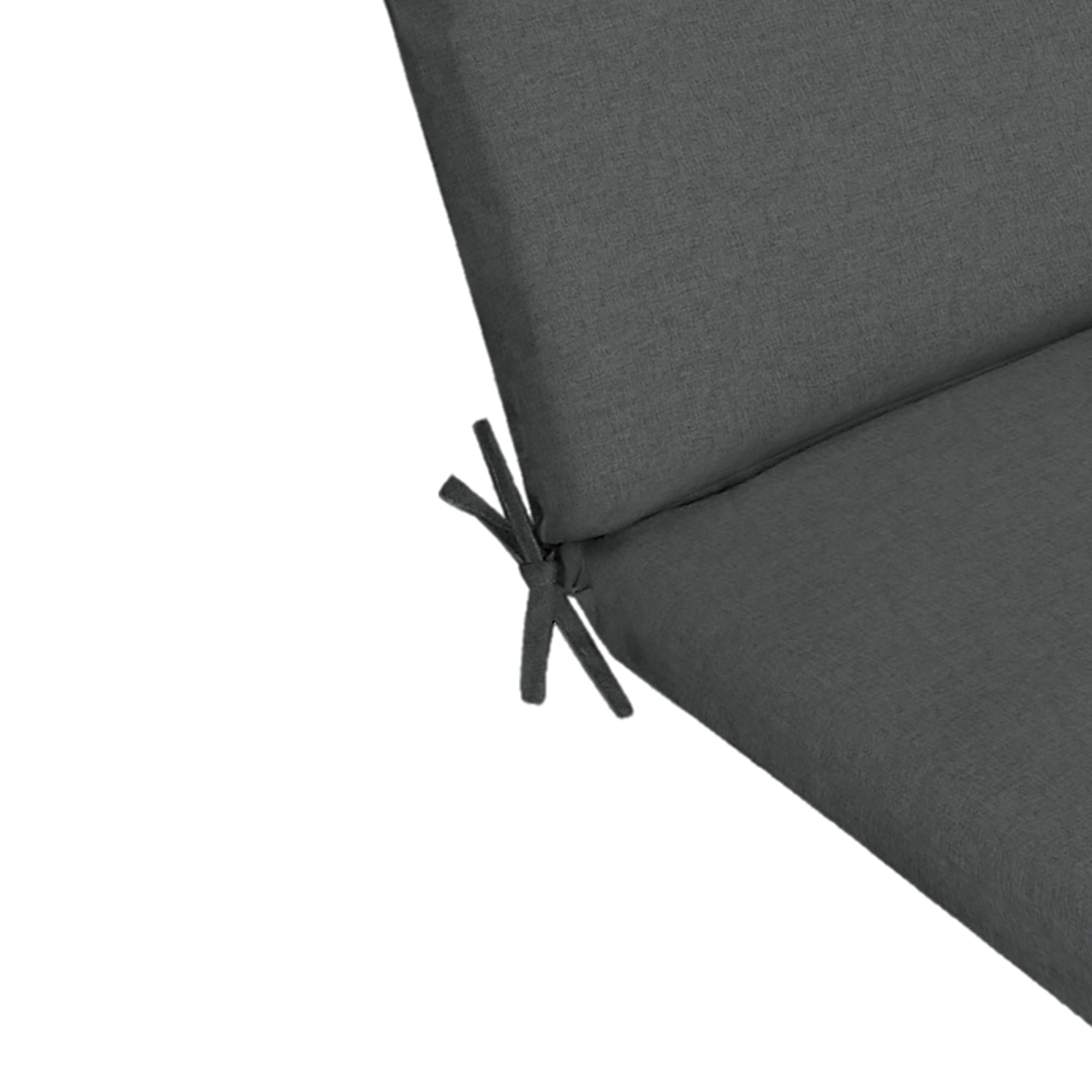 (3 pack) Better Homes & Gardens 44" L x 21" W Gray 1 Piece Rectangle Outdoor Chair Cushion