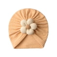 thumbnail image 4 of Wdgfv Baby Beanie Turban Baby Girl Hats Hospital Hats with Bow Wraps Breathable Cloth Baby Beanie Caps 0-36 Months, 4 of 4