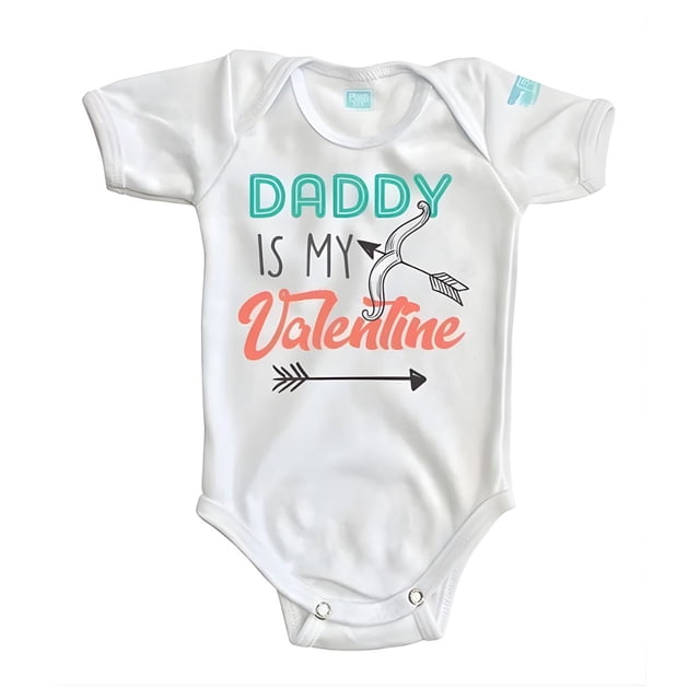 Pañalero Daddy Is My Valentine San Valentín Ropa Bebé Baby