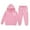 Pink, variant on Tween Outfits for Girls Sets Hoodie Pants Kids Casual Letter Print Sweatshirt Joggers Comfy Two Piece Winter Cute Girls Fall Clothes Brown Size 10-11T