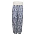 thumbnail image 3 of TIHLMK Women's Pants Women Ladies Printed Band Width Loose Leg Pants Women's Casual Pants, 3 of 4