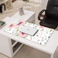thumbnail image 2 of Tapis de Souris Fleurs de Roses Rouges Imperméables, Caoutchouc+multicolore Lavable Tapis de Souris de Bureau pour Bureau Maison Jeu 31.5x15.7 Pouces, 2 of 7