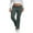 Army Green, variant on Michellecmm Women High Waist Pants Solid Color Micro-Flared Pants Slim Trousers