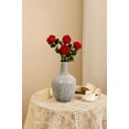 thumbnail image 2 of 10 Pack Roses Artificial Flowers Silk Fake Rose Flowers with Stem for Floral Arrangement Party Valentine's Day Home Decor-Red, 2 of 6