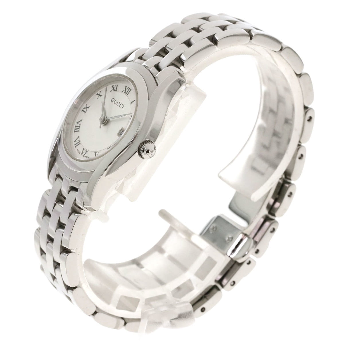 Gucci 5500L Round Face Watch Stainless 