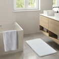 thumbnail image 2 of Better Homes & Gardens Signature Soft Cotton Memory Foam Bath Rug, Arctic White, 20" x 34", 2 of 10