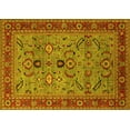 thumbnail image 1 of Ahgly Company Machine Washable Indoor Rectangle Oriental Yellow Industrial Area Rugs, 4' x 6', 1 of 4