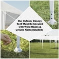 thumbnail image 6 of Spaco 10 x 20 Feet Waterproof Canopy Tent with Tent Peg and Wind Rope, Party Tent for Outside Party Waterproof Canopy Wedding Tent BBQ Shelter, 6 of 9