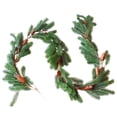 thumbnail image 1 of Qocolhg Christmas Decorations Indoor Outdoor, Christmas Tail Grass Rattan Soft Rubber Simulation Green Plant Decoration Door Frame Home Decoration Window Hanging, on Sale Clearance!, 1 of 5