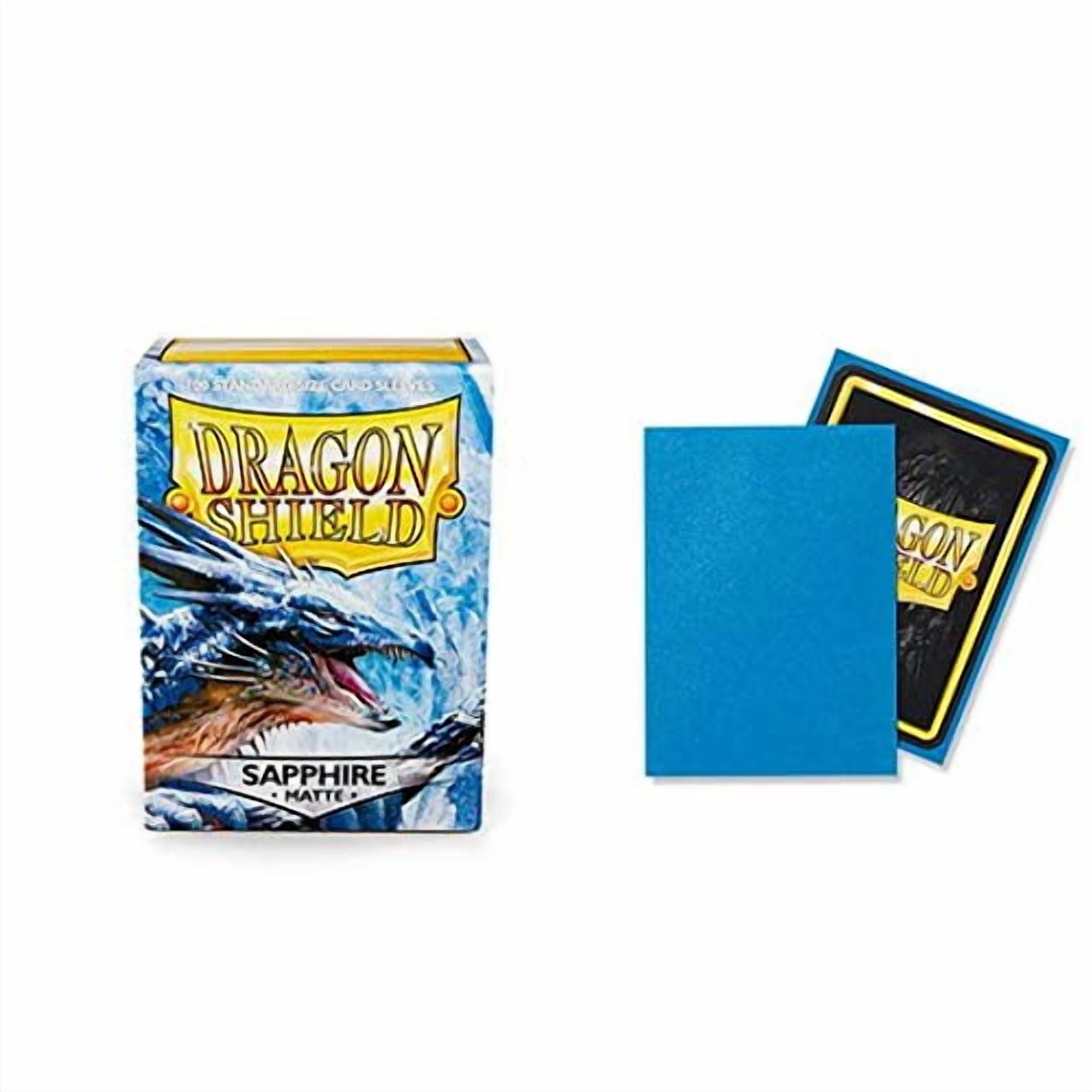 2 Packs Dragon Shield Matte Sapphire Standard Size 100 ct Card Sleeves Value Bundle!