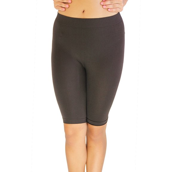 Vivian's Fashions Legging Shorts - Biker Length (Junior and Junior Plus Sizes)