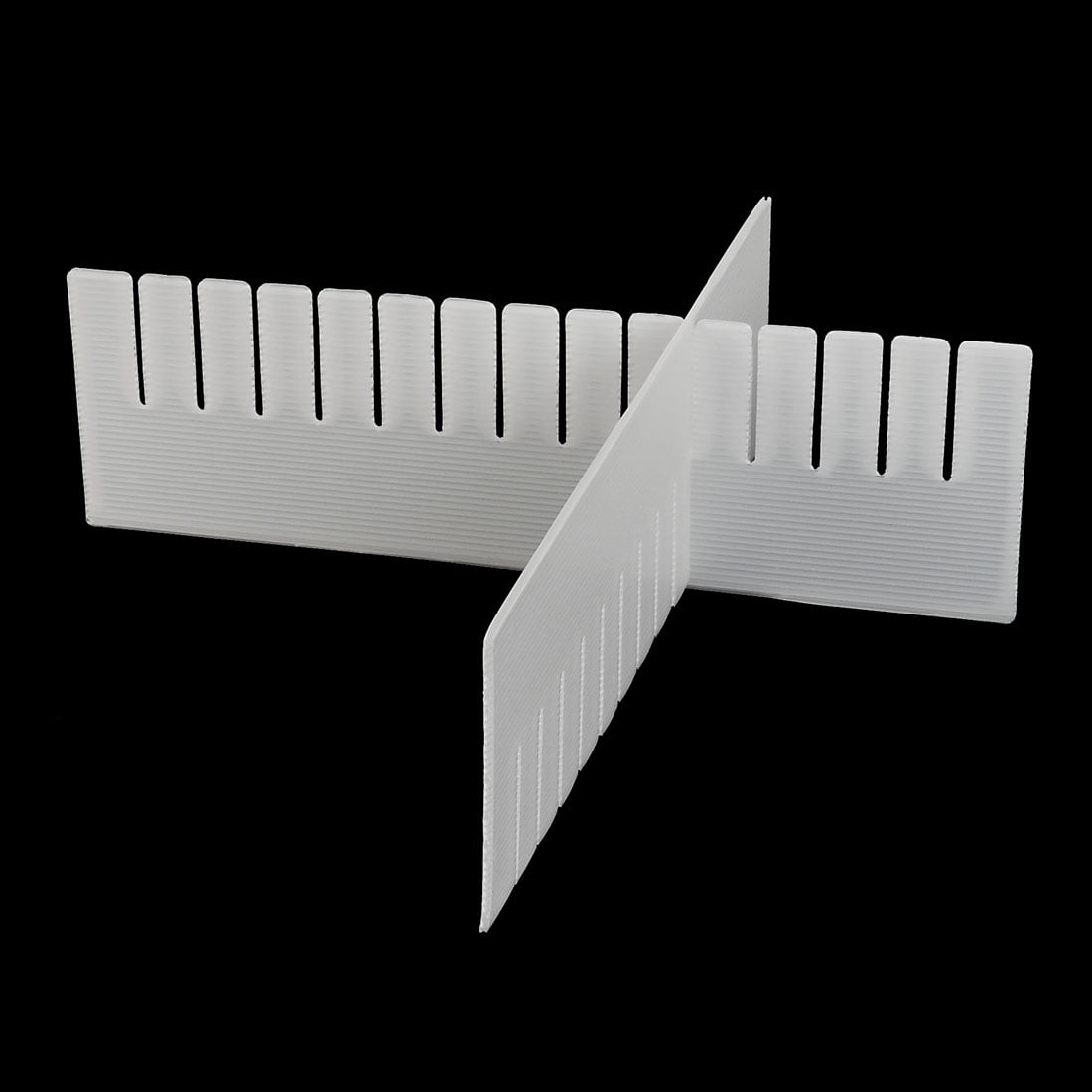 Plastic DIY Grid Drawer Divider Household Necessities Storage Off White