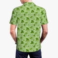 thumbnail image 2 of Polo Shirts for Men, Cute cartoon frogs water lily Breathable Casual Mens Polo Shirts Short Sleeve Button Down Classic Mens Golf Polo Shirts, 2 of 7