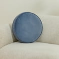 thumbnail image 3 of Mainstays Filmore Round Decorative Throw Pillow 16" x 16" Blue, 1 Count, Adult & Teen, 3 of 7