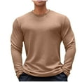 thumbnail image 3 of Chandail à Manches Longues pour Hommes - Col Rond Décontracté en Polyester pour Automne Hiver, 3 of 9