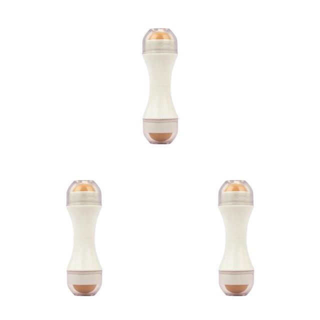 Qarigey Bola de control de aceite de piedra Rodillo facial Cuidado de la piel Suministros de belleza Blanco Type1 NO1
