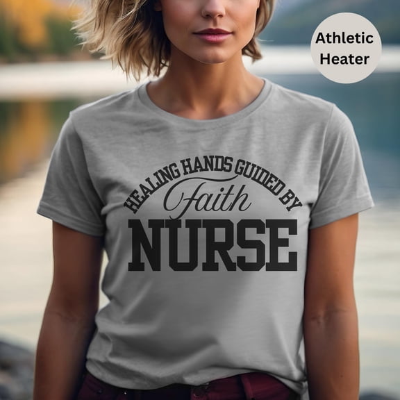 Christian Nurse T-Shirt, Catholic Nurse Gift, Religious T-Shirt for ER Nurses, Bible Verses RN Tee, Faith-Inspired Apparel