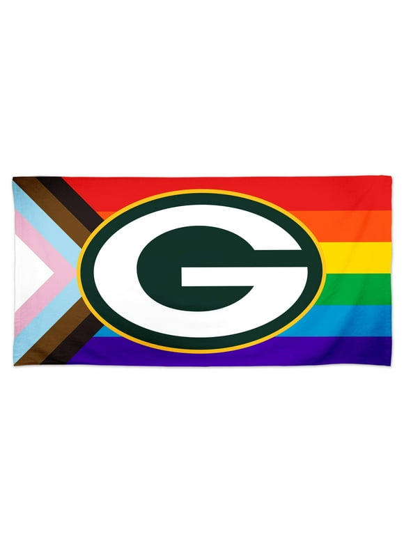 WinCraft Green Bay Packers 30'' x 60'' Pride Spectra Beach Towel