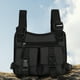 thumbnail image 4 of Btafrte Bolsos pecho para hombre chaleco funcional hip-Hop callejero para (negro), 4 of 9