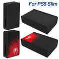 thumbnail image 2 of Coque de Remplacement pour Console PS5 Slim, Housse de Protection Verticale/horizontale, Housse Antipoussière, Protège-Housse pour PS5 Slim Numérique et Disque Horizontal, Noir, 2 of 6