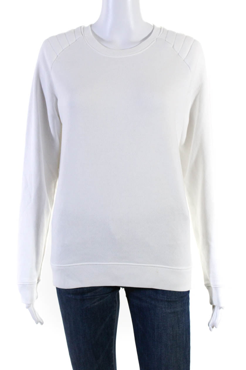 antenne misdrijf Kader Pre-owned|Karssen Zoe Karssen Womens Scoop Neck Long Sleeve Sweater White  Size Medium - Walmart.com