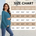thumbnail image 3 of Beaisland Maternity clothes Long Sleeve Maternity shirts for Women Casual Tunic Tops Lightweight Pullover, 3 of 6