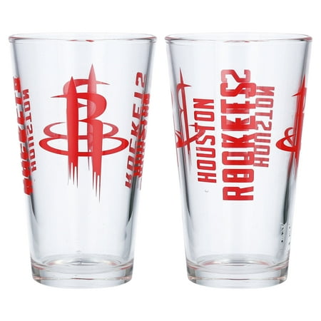 Houston Rockets Two-Pack 16oz. Pint Glass Set