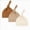 Brown Beanie, variant on Newborn Baby Hats Infant Beanies Knotted Top Newborn Hats Soft Stretchy Infant Caps for 0-6 Months Baby Boys Girls,3 Pack