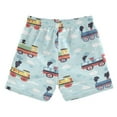 thumbnail image 7 of FORMRS Boys Swim Trunks Quick Dry Mesh Liner Boardshorts Sizes XS-XL, Colorful Trains, 7 of 7