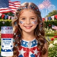 thumbnail image 4 of 4th of July Glitter Stick, Patriotic Red White and Blue Glitter Stick, 250th Birthday USA Flag Stick, 4th of July Outfits Accessories for Kidults Teen Women Men, Independence Day Decor(H), 4 of 7